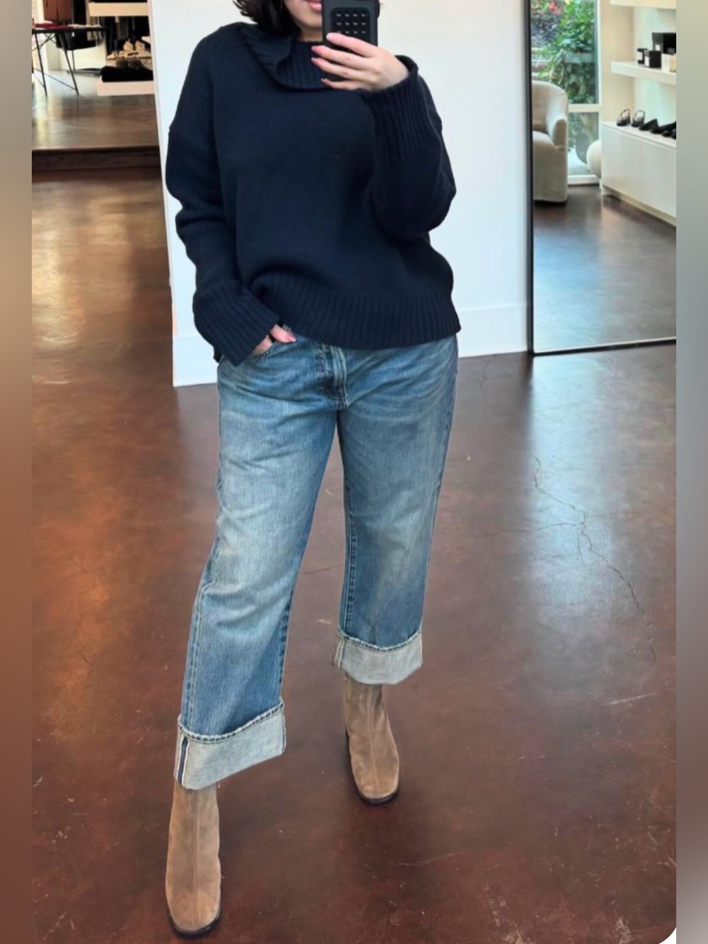 Rachel Comey Sugar Tan Suede Ankle Boots with Block Heel